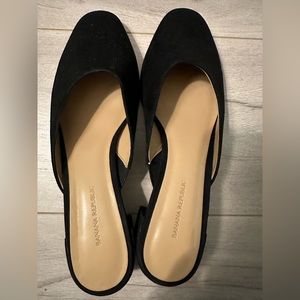 Black Banana Republic Mules